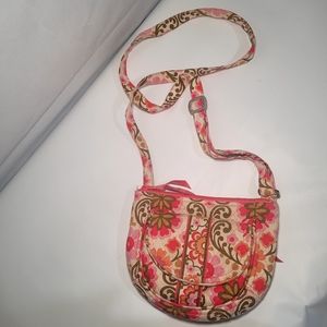 Vera Bradley Lizzy Crossbody Purse in Retired Folkloric Fabric